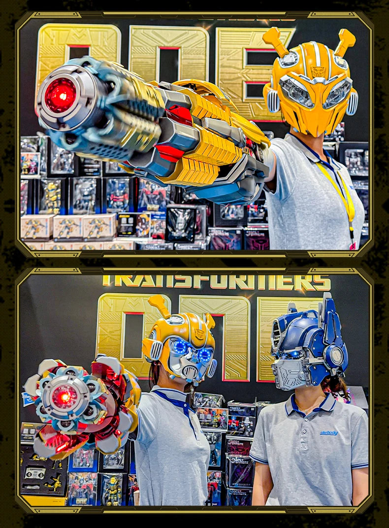 Bumblebee Voice-Activated Wearable Battle Helmet