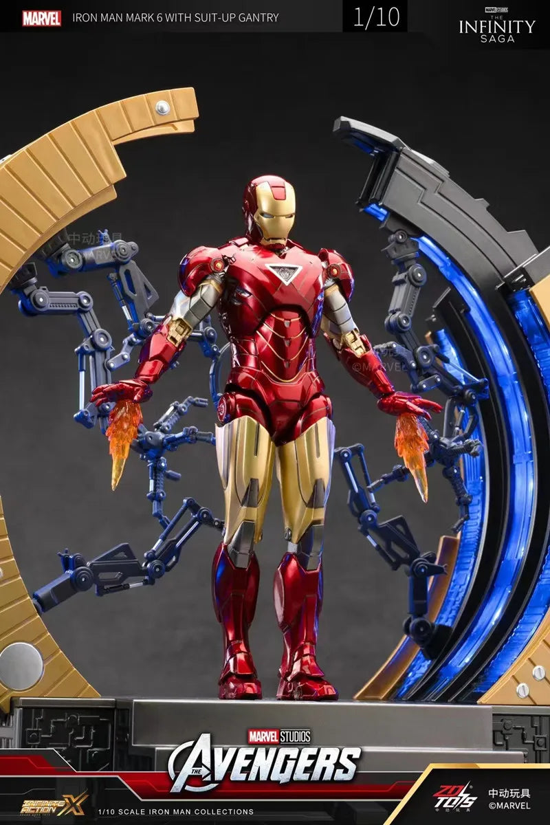 Iron Man Mark 6 Suit Up Gantry with LED light